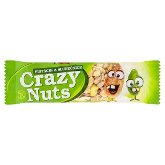 Druid Crazy Nuts Tyčinka so slnečnicovými semienkami, mandľami, arašidmi a pistáciovými orieškami 30