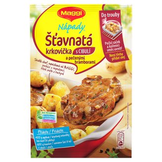 MAGGI Nápady Šťavnatá krkovička s cibuľou a pečenými zemiakmi vrecko 34 g