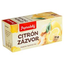 Popradský Citrón zázvor ovocno-bylinný čaj 40 g