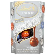 Lindt Lindor Mixture of Milk and Dark Truffles with Smooth Melting Filling 200 g