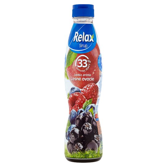 Relax Sirup jablko arónia lesné ovocie 700 ml