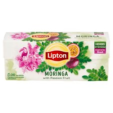 Lipton Moringa with Passion Fruit ochutený bylinkový čaj 20 vrecúšok 18 g