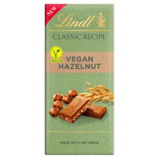 Lindt Vegan Hazelnut Cocoa Product with Oat Drink Powder, Hazelnut Pieces 100 g