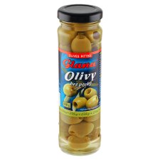 Giana Zelené olivy bez kôstky v slanom náleve 140 g