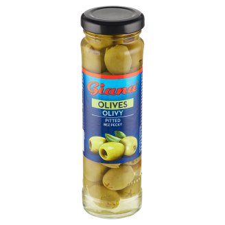 Giana Španielske zelené olivy bez kôstky v slanom náleve 140 g
