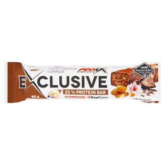 Amix Exclusive Double Dutch Chocolate proteínová tyčinka 85 g