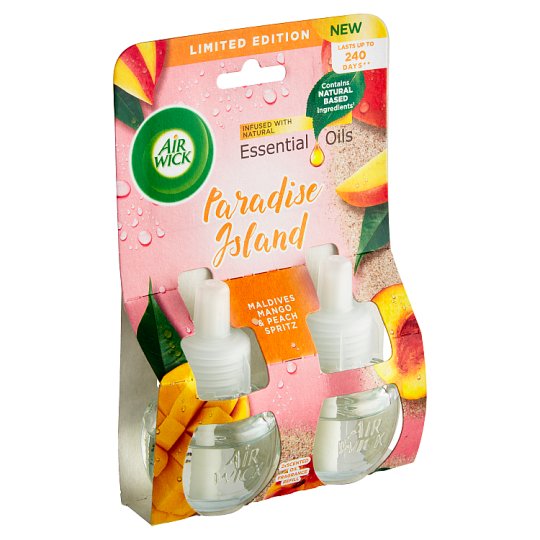Air Wick Essential Oils Scented Oil Fragrance Refill Maldives Mango