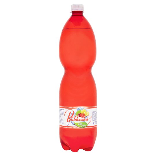 Baldovská Sýtená minerálna voda višňa - citrón 1,5 l