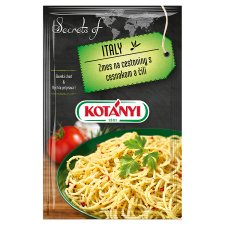 Kotányi Secrets of Italy prípravok s koreninami na cestoviny s cesnakom a čili 20 g