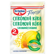 Dr. Oetker Finesse Grated Lemon Peel 2 pcs 6 g