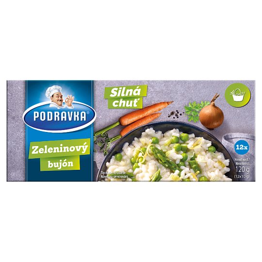 Podravka Vegetable Broth 12 x 10 g (120 g) Tesco Groceries