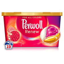 Perwoll Renew Color Caps koncentrovaný preddávkovaný prací prostriedok 19 praní 275,5 g