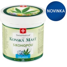 SwissMedicus Konská masť Cooling Ointment with Hemp 250 ml