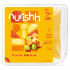 Nurishh bloček rastlinný produkt s Cheddar aróma 200 g