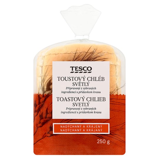 Tesco Toasted Light Bread 250 g