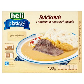 Heli Klasické Sviečková s hovädzím mäsom a žemľová knedľa 400 g