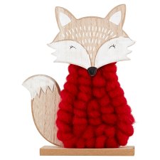 Gift Decoration Autumn Fox in Red Ornament 15 x 5 x 20.5 cm