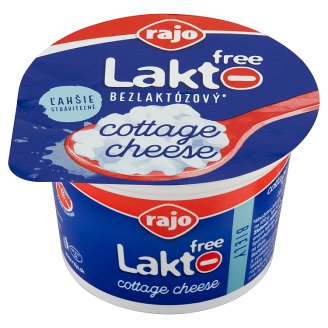 Rajo Lakto Free Cottage cheese biely 180 g