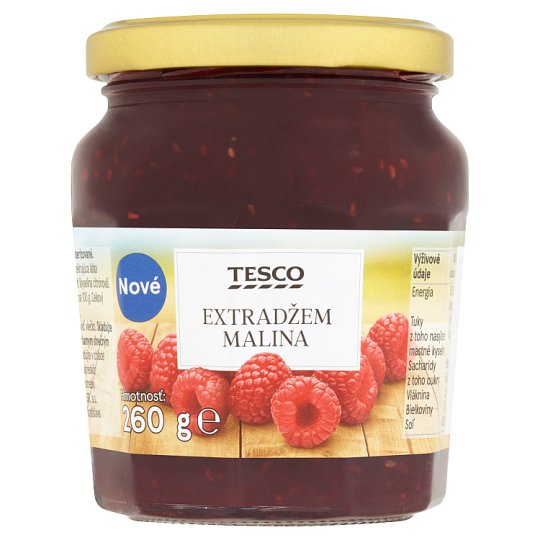 Tesco Extradžem malina 260 g