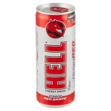 Hell Strong Red Grape Energy Drink 250 ml