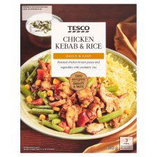 Tesco Chicken Kebab & Rice 400 g