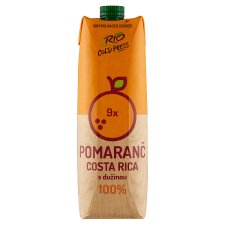 Rio Cold Press 100% Costa Rica pomaranč s dužinou 1 l
