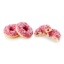 Tesco Donut with Pink Icing and Strawberry Flavour 56 g