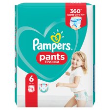 tesco pampers pants size 6