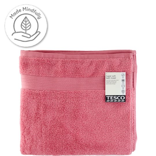 Tesco Bath Towel 70 cm x 127 cm Tesco Groceries
