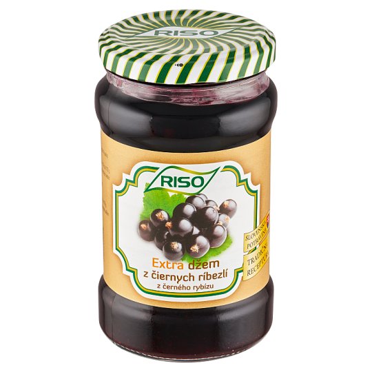 Riso Extra džem z čiernych ríbezlí 340 g