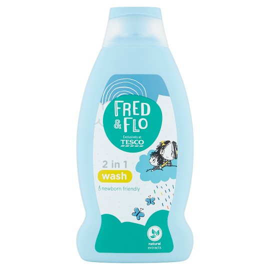 Fred & Flo Detský telový a vlasový šampón 500 ml