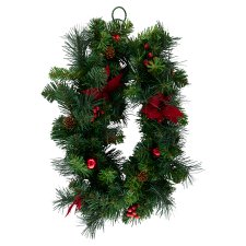 Tesco Poinsettia Garland 1 m