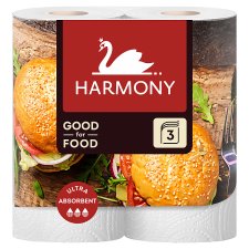 Harmony Good for Food kuchynské utierky 3 vrstvy 2 ks