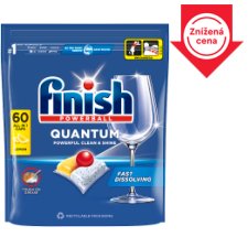 Finish Quantum All in 1 kapsuly do umývačky riadu Lemon Sparkle 60 ks