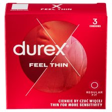 Durex Feel Thin Condoms 3 pcs