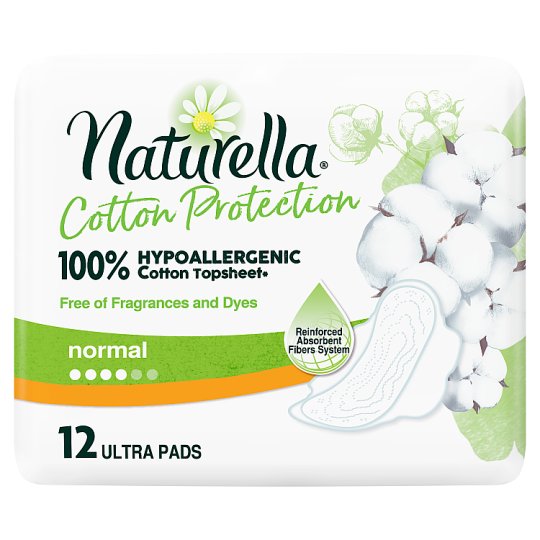 Naturella Cotton Protection Ultra Normal Size 2 Sanitary Towels x12