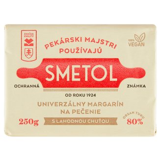 Smetol Lahodný margarín na pečenie s maslovou príchuťou 250 g