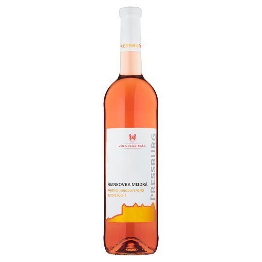 Villa Vino Rača Pressburg Frankovka modrá akostné odrodové víno ružové suché 0,75 l