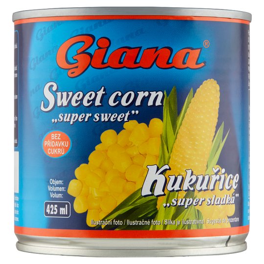 Giana Super sladká cukrová kukurica 340 g