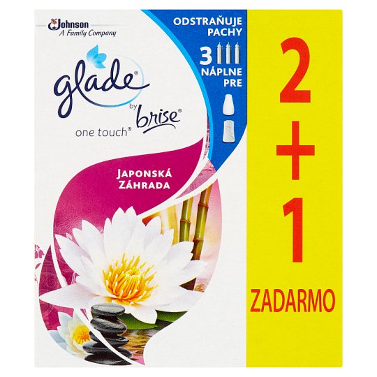 Glade by Brise One Touch Japonská záhrada náplň 3 x 10 ml