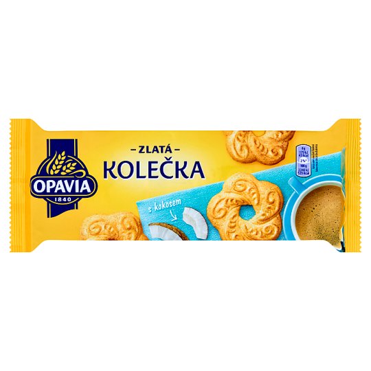 Opavia Zlaté Kolečka sušienky s kokosom 168 g