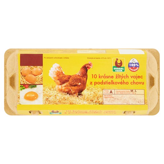Ovogal Farm Eggs from Underfoot Breeding M and L 10 pcs