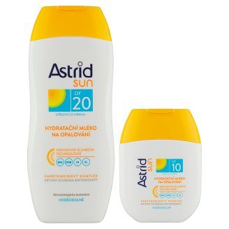 Astrid Sun Hydratačné mlieko na opaľovanie OF 20 200 ml + mlieko na opaľovanie OF 10 80 ml