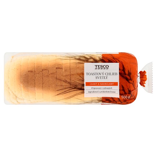 Tesco Toastový chlieb svetlý 500 g