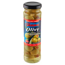 Giana Green Stuffed Olives with Paprika Paste in Salted Brine 140 g