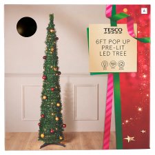 Tesco Christmas Tree with Light Chain 183 cm