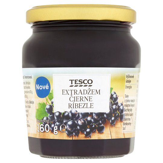 Tesco Extrajam Black Currant 260 g