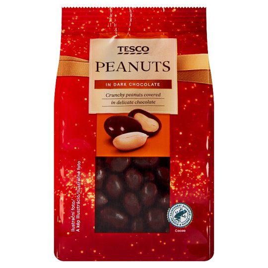 Tesco Peanuts in Dark Chocolate 150 g Tesco Groceries