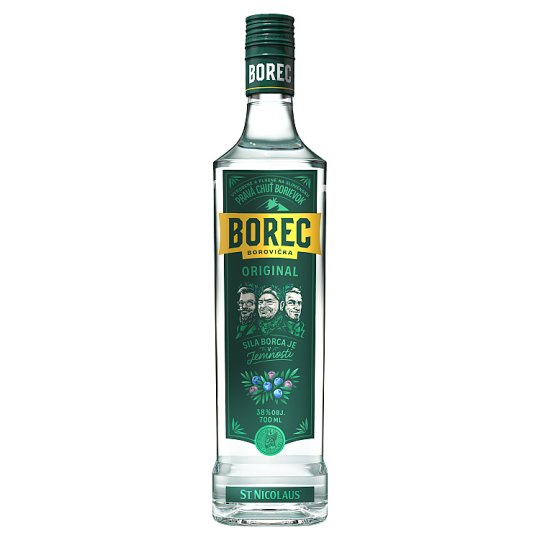 St. Nicolaus Borec borovička 38% 0,7 l