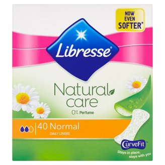 Libresse Natural Care Normal slipové vložky 40 ks